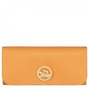 Apricot Women's Longchamp Box-Trot Continental Wallet | 0849-BFYNO