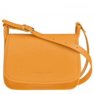 Apricot Women's Longchamp Le Foulonné M Crossbody Bags | 8630-PJLEB