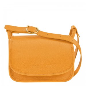 Apricot Women's Longchamp Le Foulonné S Crossbody Bags | 6389-JQRUT