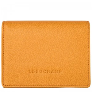 Apricot Women's Longchamp Le Foulonné Wallet | 8256-FLCUO