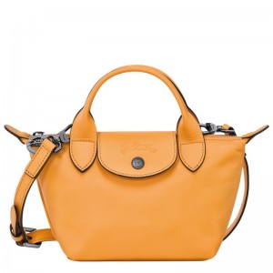 Apricot Women's Longchamp Le Pliage Xtra XS Handbag | 6048-UMGZF