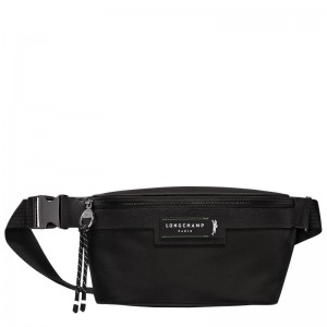 Black Men's Longchamp Le Pliage Energy M Belt Bags | 7153-IUNKP