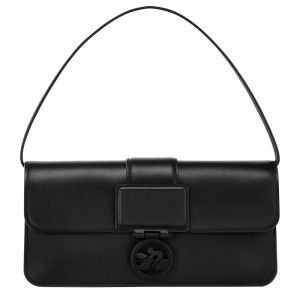 Black Women's Longchamp Box-Trot M Shoulder Bags | 7051-OXYEV