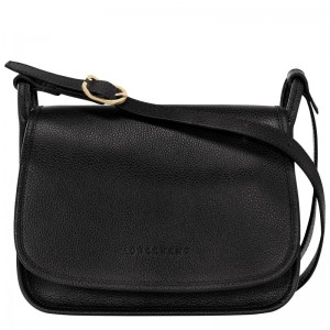 Black Women's Longchamp Le Foulonné M Crossbody Bags | 0594-QZDBU