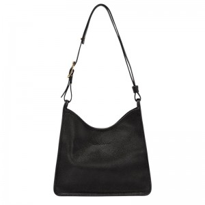 Black Women's Longchamp Le Foulonné M Hobo Bag | 8265-DPOZT