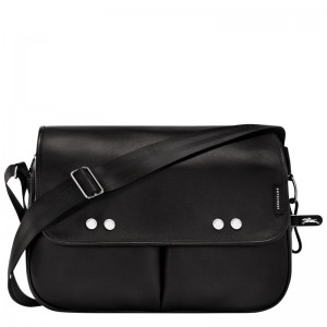 Black Women's Longchamp Très Paris M Crossbody Bags | 1345-JBOLZ