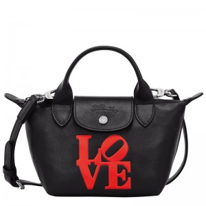 Black Women's Longchamp x Robert Indiana XS Handbag | 9135-QLATK