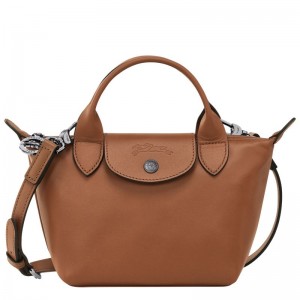 Brown Women's Longchamp Le Pliage Xtra XS Handbag | 7586-XYEDT