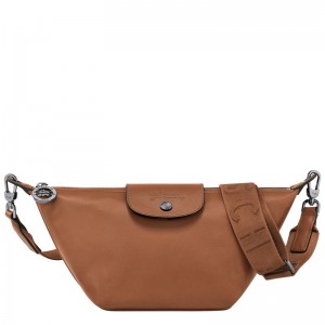 Brown Women's Longchamp Le Pliage Xtra XS Shoulder Bags | 6081-IAOEF