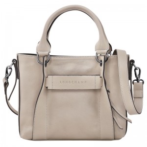 Grey Women's Longchamp 3D S Handbag | 5726-KFDTM