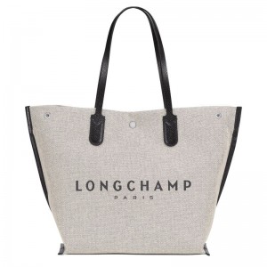 Grey Women's Longchamp Essential L Tote Bags | 1798-AXRQJ