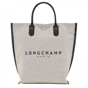 Grey Women's Longchamp Essential M Tote Bags | 3467-NBWYV