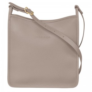 Grey Women's Longchamp Le Foulonné M Crossbody Bags | 8726-SGTRP