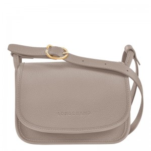 Grey Women's Longchamp Le Foulonné S Crossbody Bags | 8547-RAFYH