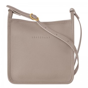 Grey Women's Longchamp Le Foulonné S Crossbody Bags | 4352-ODVFU