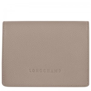 Grey Women's Longchamp Le Foulonné Wallet | 8946-ADRQL