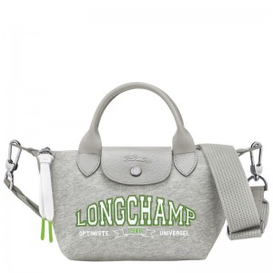 Grey Women's Longchamp Le Pliage Collection XS Handbag | 9025-TCEFL