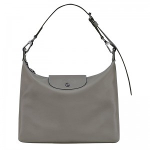 Grey Women's Longchamp Le Pliage Xtra M Hobo Bag | 5238-VSHQP