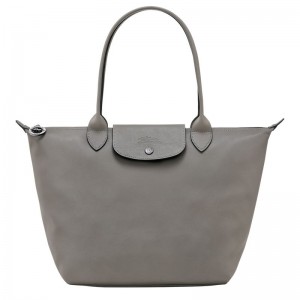 Grey Women's Longchamp Le Pliage Xtra M Tote Bags | 0263-OALUK