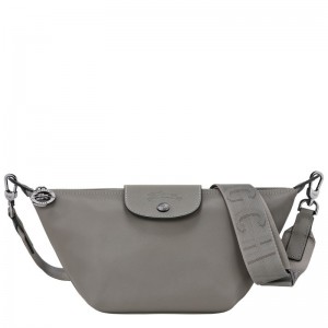 Grey Women's Longchamp Le Pliage Xtra XS Crossbody Bags | 6293-USHAY