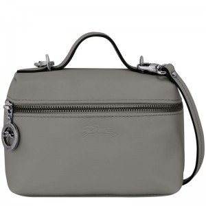 Grey Women's Longchamp Le Pliage Xtra XS Crossbody Bags | 8172-PZEBY