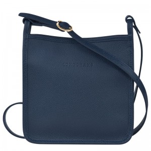 Navy Women's Longchamp Le Foulonné S Crossbody Bags | 4015-SGMRJ