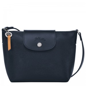 Navy Women's Longchamp Le Pliage City XS Crossbody Bags | 6729-AGVCI