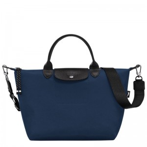 Navy Women's Longchamp Le Pliage Energy L Handbag | 7810-KMQNP