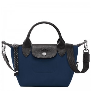 Navy Women's Longchamp Le Pliage Energy XS Handbag | 2609-FCOBH