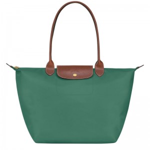 Olive Women's Longchamp Le Pliage Original L Tote Bags | 3407-ISDTU