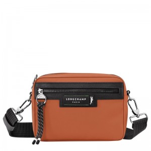 Orange Men's Longchamp Le Pliage Energy S Crossbody Bags | 4658-PICLQ