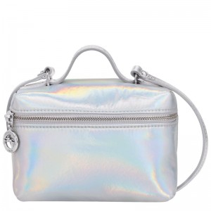 Silver Women's Longchamp Le Pliage Collection XS Crossbody Bags | 0367-AFPSB