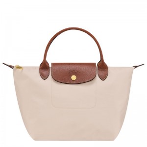 White Women's Longchamp Le Pliage Original S Handbag | 0697-WLZMS