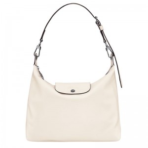 White Women's Longchamp Le Pliage Xtra M Hobo Bag | 9736-TZVUW