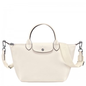 White Women's Longchamp Le Pliage Xtra S Handbag | 8405-UVQGW