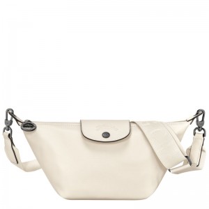 White Women's Longchamp Le Pliage Xtra XS Shoulder Bags | 5142-ZURJF