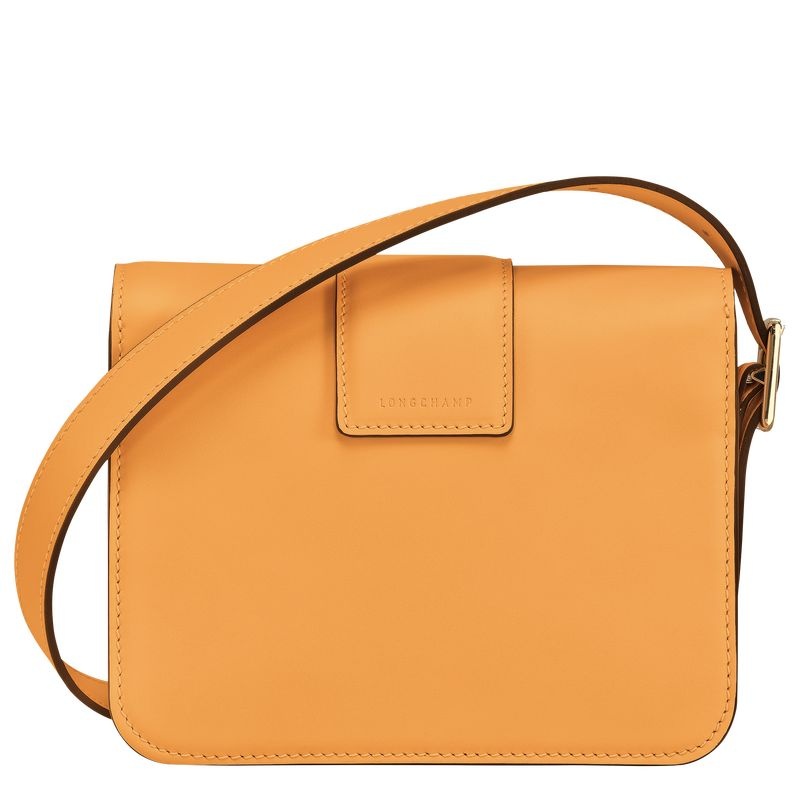 Apricot Women's Longchamp Box-Trot S Crossbody Bags | 6743-BRUCQ