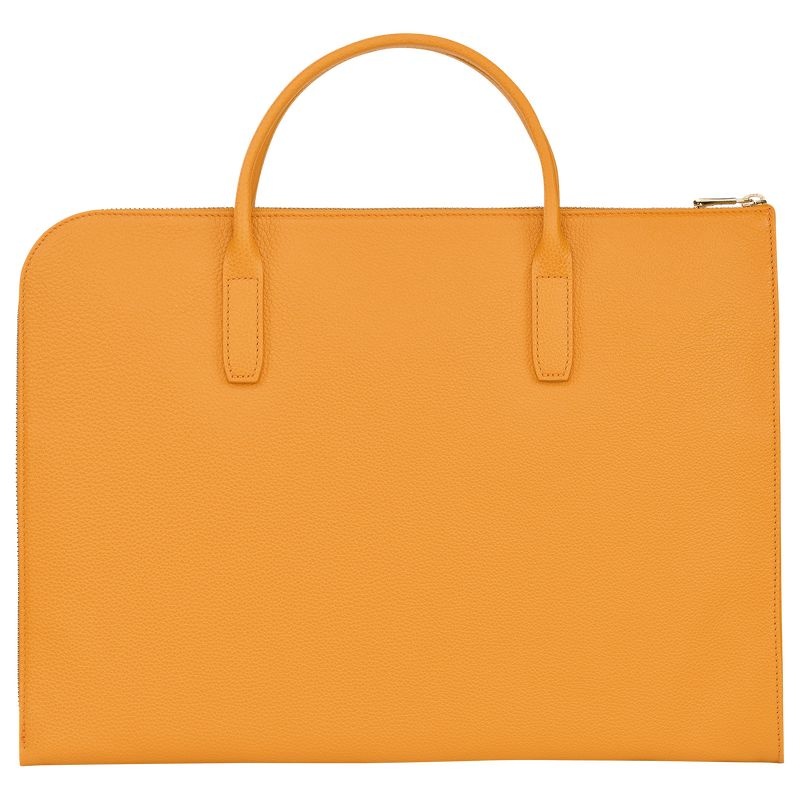 Apricot Women's Longchamp Le Foulonné S Briefcase | 5328-IEVRL