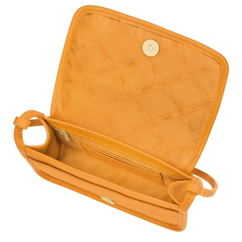 Apricot Women's Longchamp Le Foulonné XS Clutch Bag | 9127-ROABU