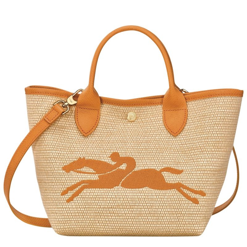 Apricot Women\'s Longchamp Le Panier Pliage S Handbag | 6298-IFAGT