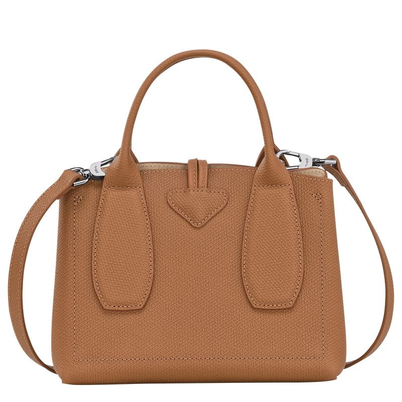 Beige Women's Longchamp Roseau S Handbag | 9380-LIJYR