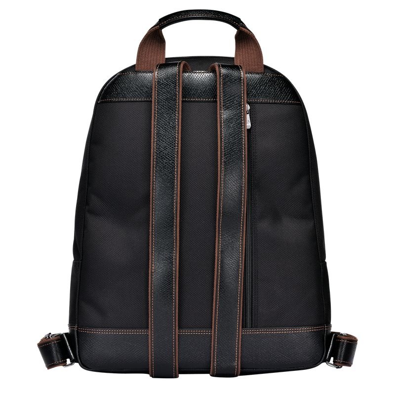 Black Men's Longchamp Boxford Backpacks | 6835-RVWMP