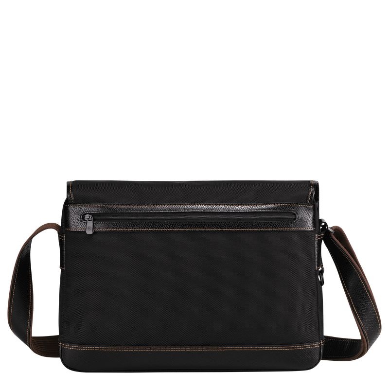 Black Men's Longchamp Boxford L Crossbody Bags | 9563-WUCAN