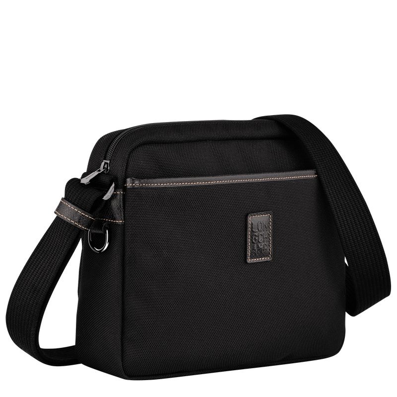 Black Men's Longchamp Boxford M Crossbody Bags | 6195-IYMCR