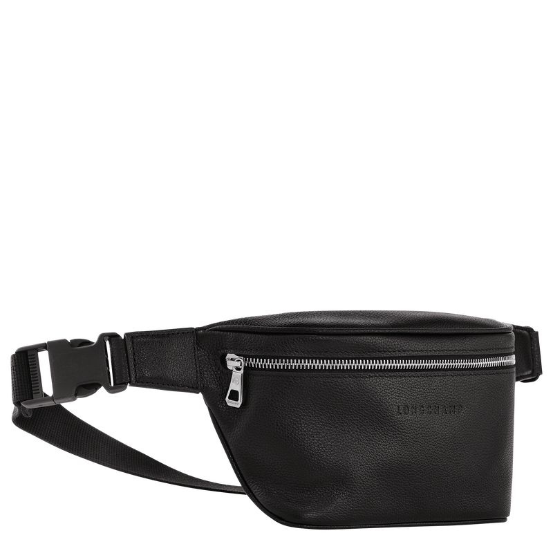 Black Men's Longchamp Le Foulonné M Belt Bags | 4813-ZAXFS