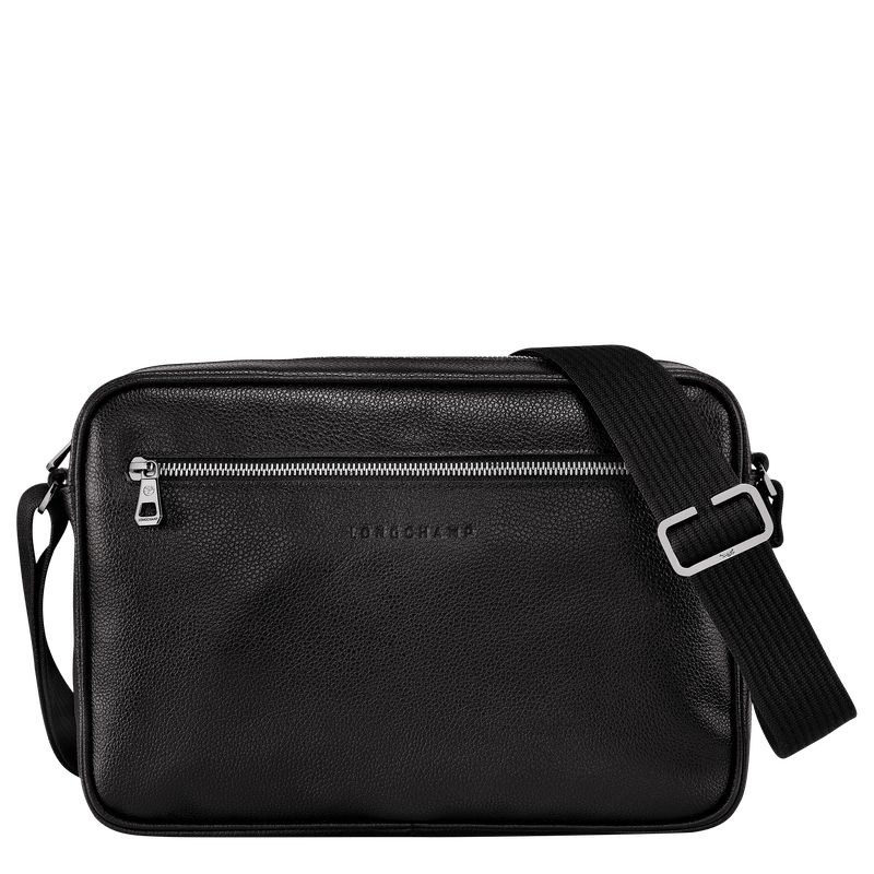 Black Men\'s Longchamp Le Foulonné M Crossbody Bags | 3809-IVHZX