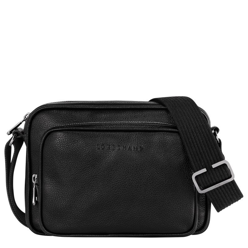 Black Men\'s Longchamp Le Foulonné S Crossbody Bags | 5412-EAFBJ