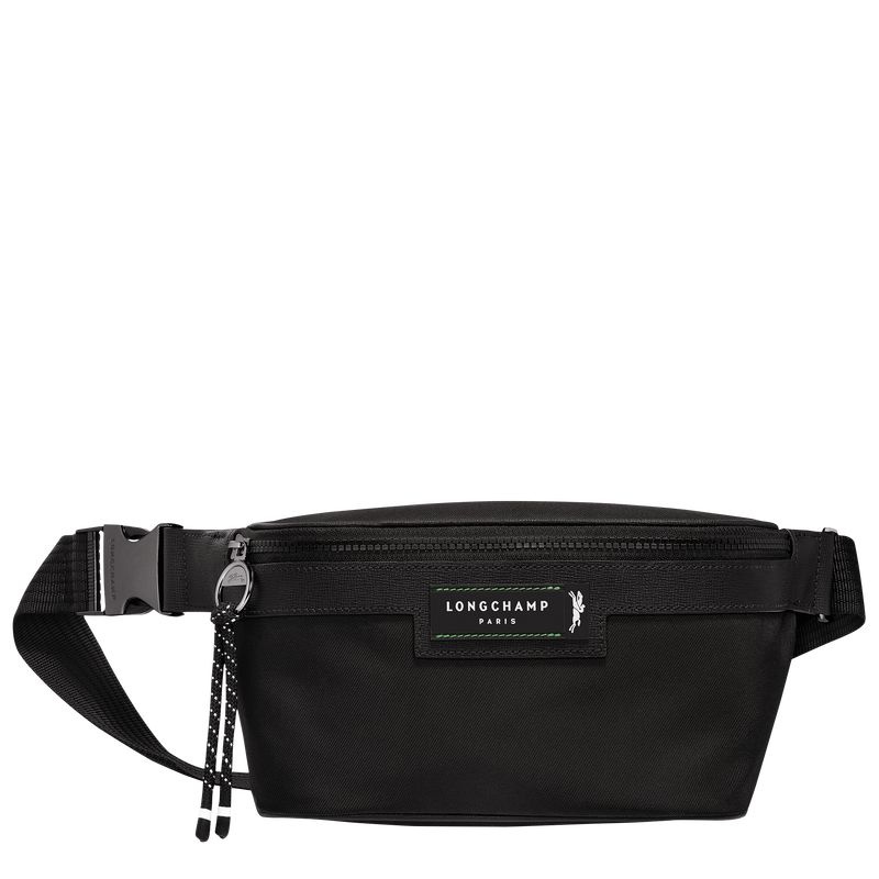 Black Men\'s Longchamp Le Pliage Energy M Belt Bags | 7153-IUNKP