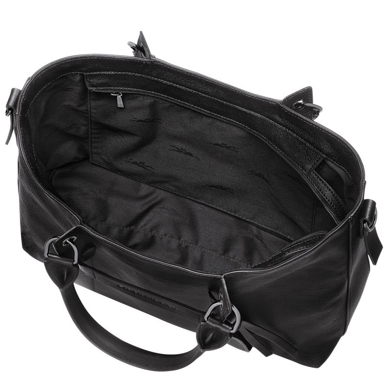 Black Women's Longchamp 3D L Handbag | 9153-IWLQC