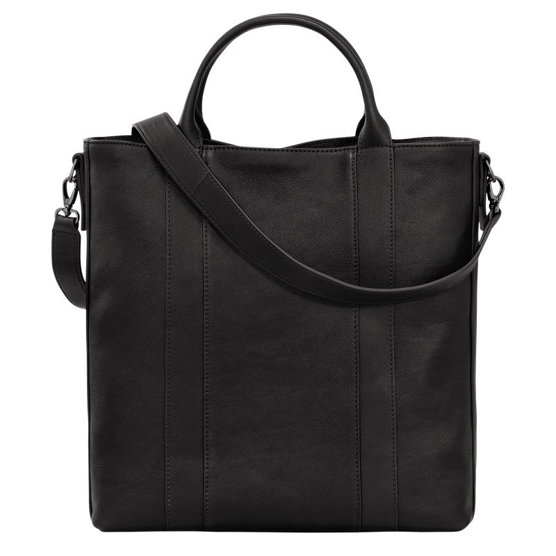 Black Women's Longchamp 3D L Tote Bags | 9537-EWPTM